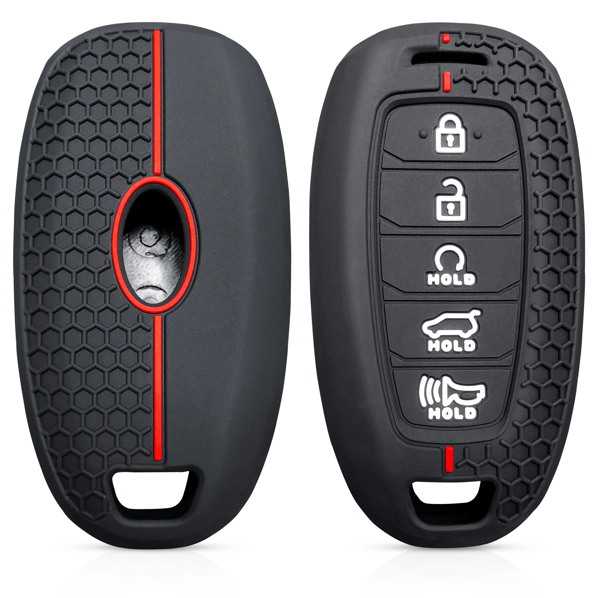 Silikon Schlüssel Abdeckung Kappe Für Hyundai Palisade 2021 Remote 2019 2020 5 Tasten Ix35 Encino Verna Lafesta La Festa Keyless fall