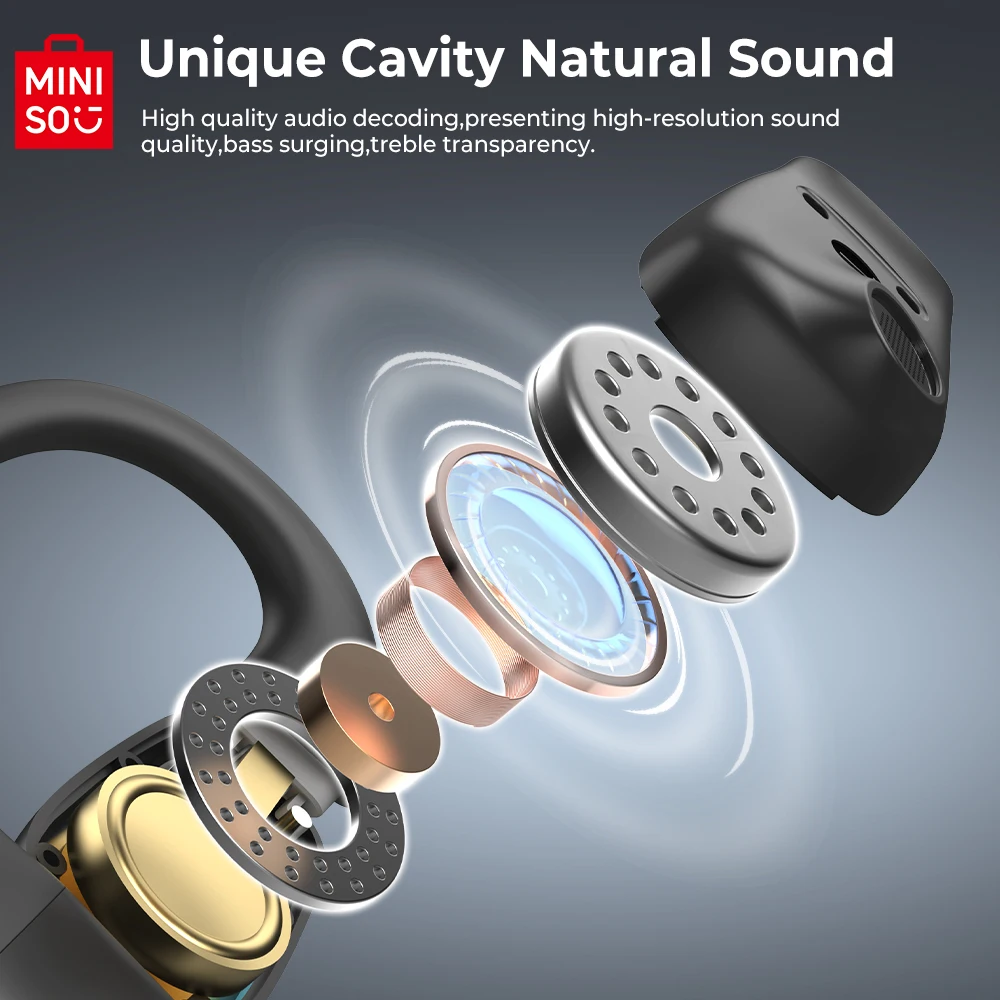 M98 Miniso Bluetooth Earphone MINISO M98 True Wireless Open Ear