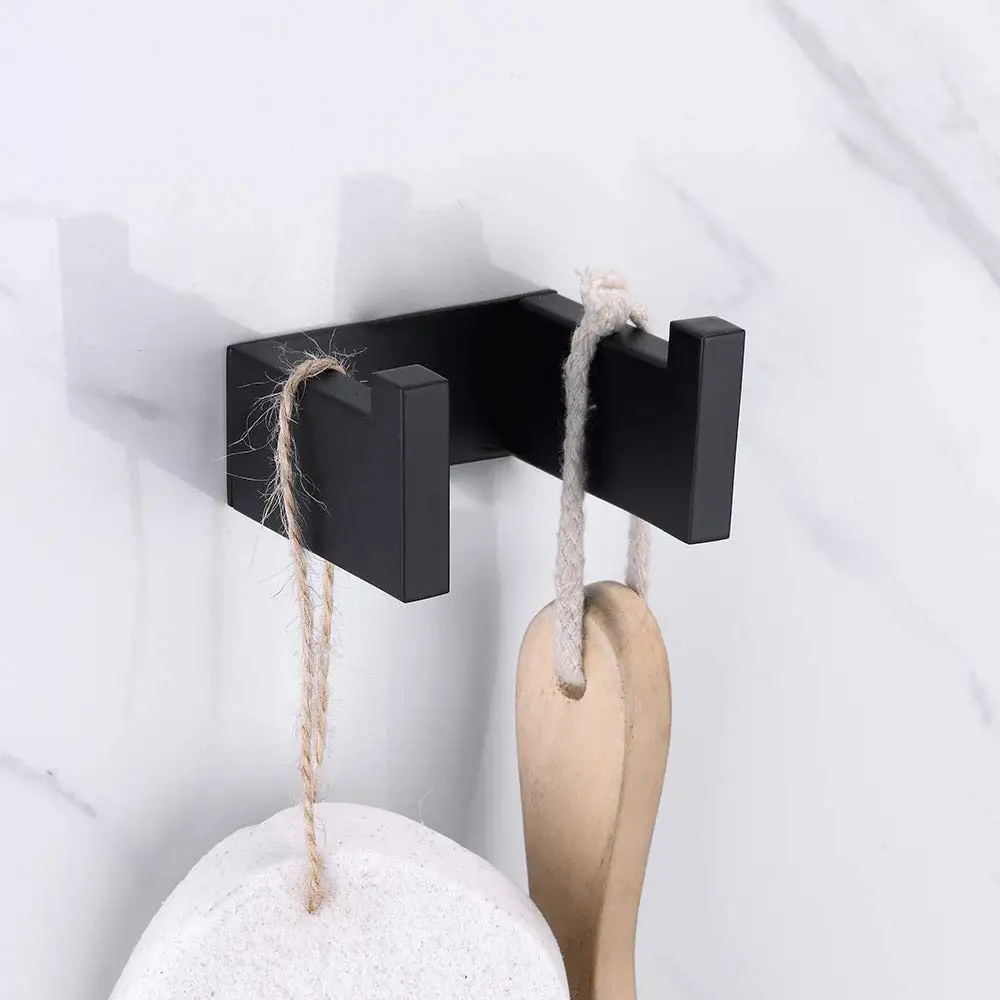 Description Picture 6 of itemBathroom Accessories Black Finish Towel Bar Towel Hook Towel Ring Toilet Paper Holder