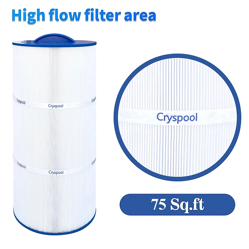 1 PackCryspool Spa Filter Compatible with Caldera 75, C-7375, 1019301, 73531, PCD75N, FC-3964, 75 sq.ftt 3