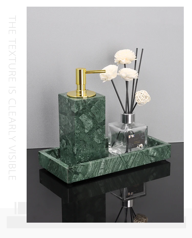 Indian Green Marble Bathroom Set image 2