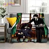 Black Butler Animation Flannel Blanket, Comfortable, Household Picnic Blanket, Suitable for All Seasons 3