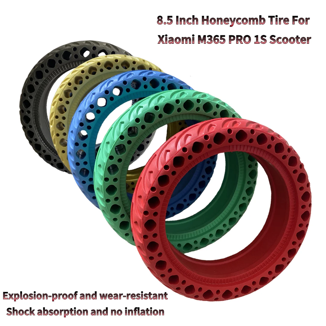 

For Xiaomi Mijia M365 Pro Electric Scooter Tire 8.5" Solid Hole Non-Pneumatic Tyre Damping Rubber Durable Tyre M365 Accessories