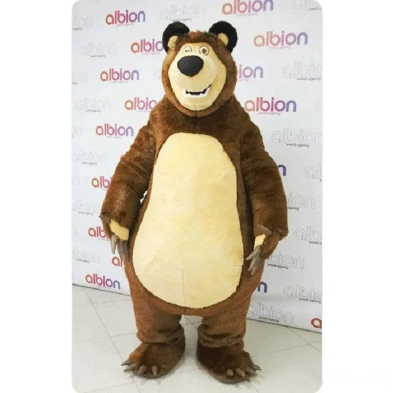 

[TML] Cosplay Bear Mascot Costume Ursa Grizzly Cartoon character costumes Advertising Costume Party Costume animal carnival