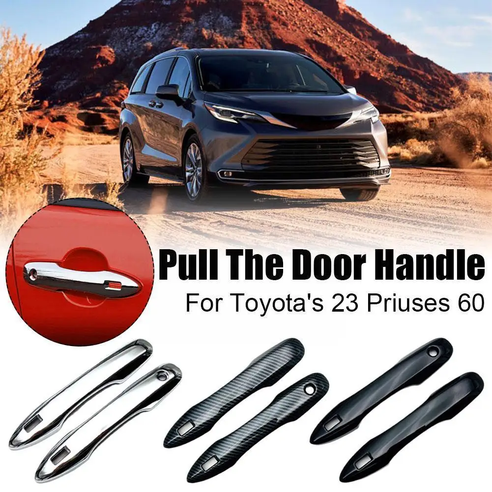 

Крышка наружной дверной ручки для Toyota Prius 60 2023, Крышка Дверной отделки ручки, Аксессуары для автомобилей, защитная крышка T0K9