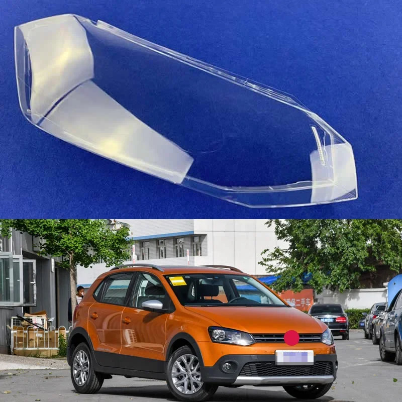 

Прозрачная крышка для налобного фонаря для Volkswagen POLO 2018 2019 2020, корпус налобного фонаря, сменный оригинальный абажур из оргстекла