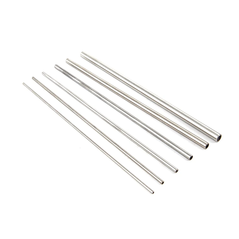 304 Stainless Steel Round Capillary Seamless Straight Tube Pipe 250mm Hollow Circular Tube OD 3/4/5/6/8/10mm 1pc stainless steel tube