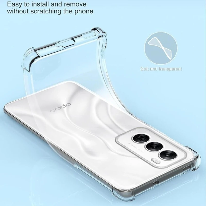 Durable Shockproof TPU Clear Case - Enhanced Protection