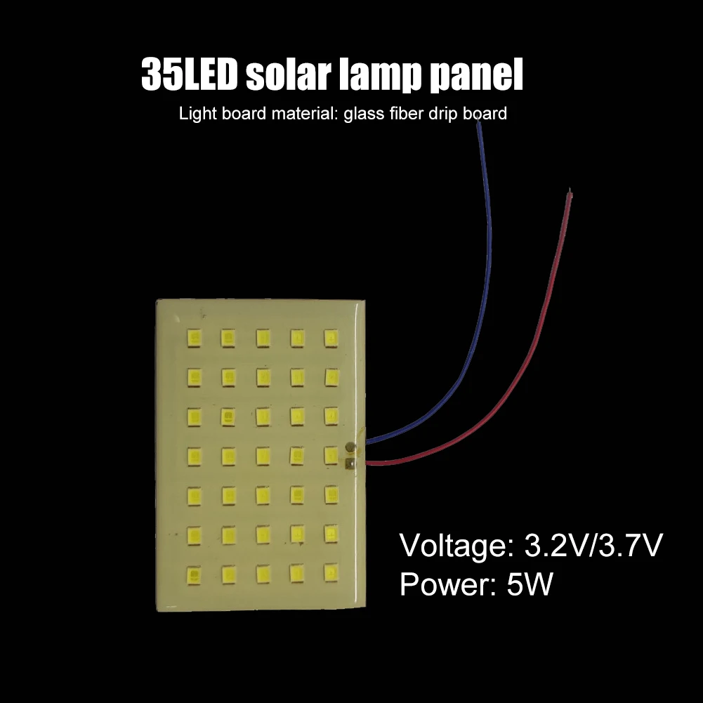 5W Light Panel Board 2835 SMD 35 LED Light Circuit Board 3.2V/3.7V Lawn Light Board for Induction Lamp Electrical Supplies