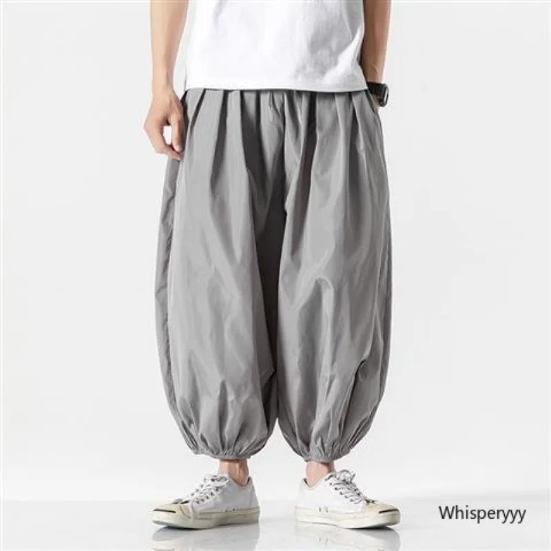 Pantalones Bombachos Holgados De Algodón Para Hombre, Pantalón Bombacho De  Pierna Ancha, Hasta La Pantorrilla, Para Verano, 2022, Estilo Japonés, Hip  Hop, Para Mujer De 13,87 €