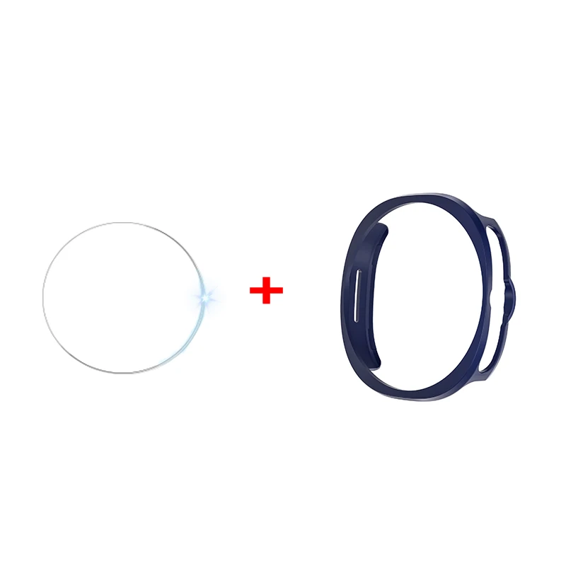 Enhanced Protective Glass+PC Case for Samsung Galaxy Watch - Hollow Hard Design