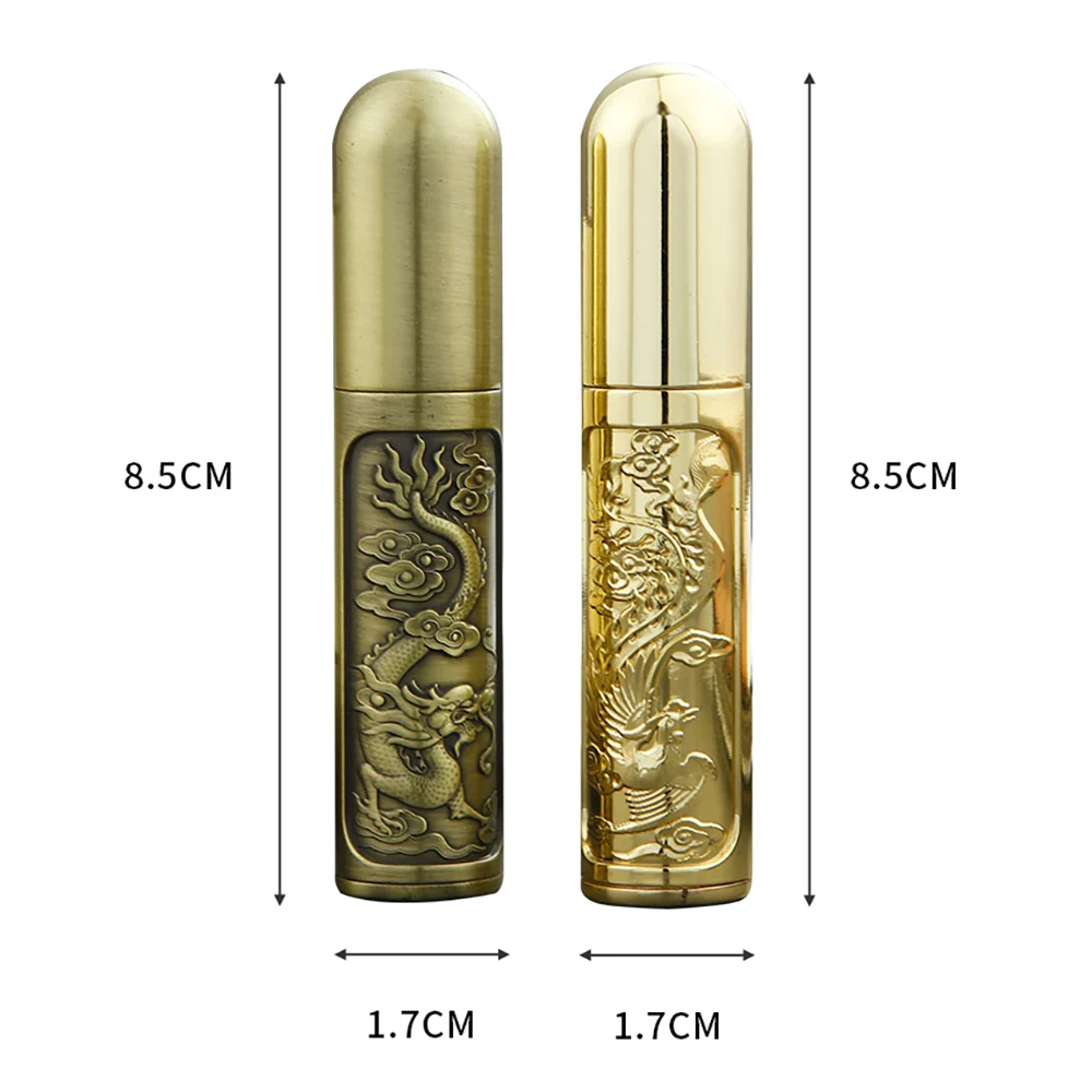Description Picture 6 of itemPortable Metal Toothpick Holder Chinese Style Relief Toothpick Box with Metal Lid Toothpick Storage Case Needle Case