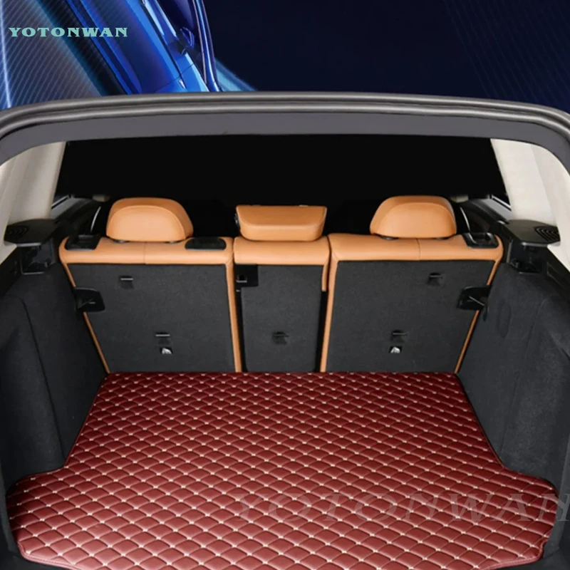 

Waterproof Custom Diamond Leather Car Trunk Mat For Maserati All Models GranTurismo Ghibli Levante Quattroporte Auto Accessories