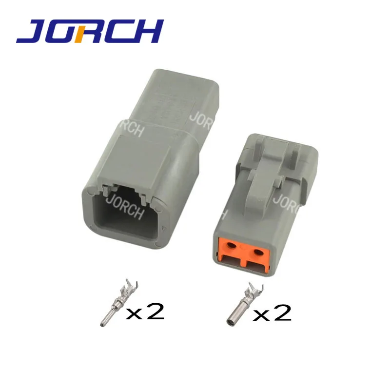 DEUTSCH 2Pin Φ автомобильный разъем DTP Series 2-сторонняя Женская и мужская розетка 2P