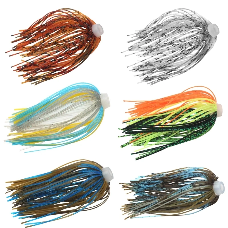 F1FDJigSkirtsLuresKitReplacementforSpinnerbaitSkirtsFishing