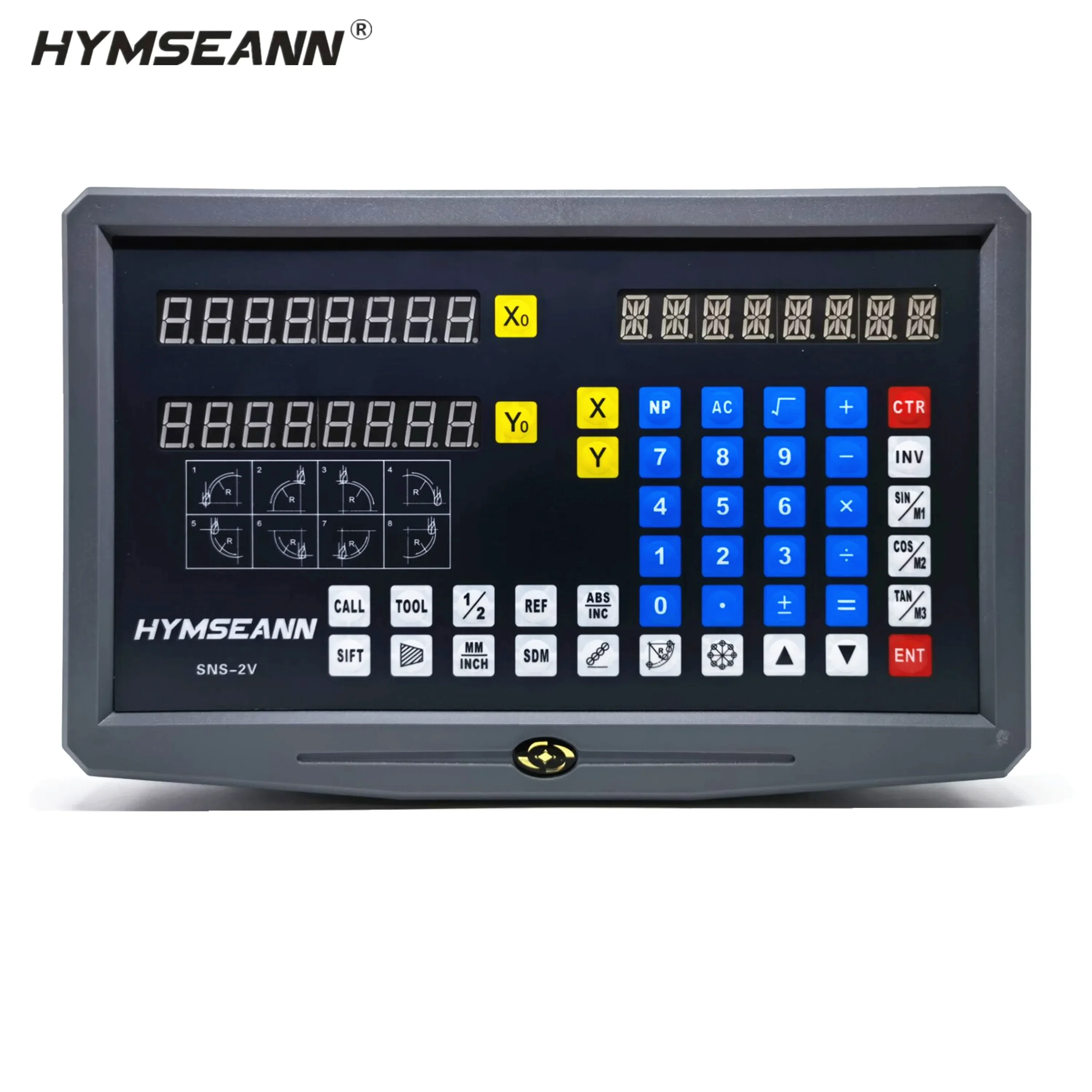 New SNS-2V 2 Axis DRO Digital Readout AC110V/220V Display and 2 Pieces 0-1000mm Linear Scale Encoder for Milling Lathe Machine digital linear scale digital readout display digital readout kit magnetic scale dro display