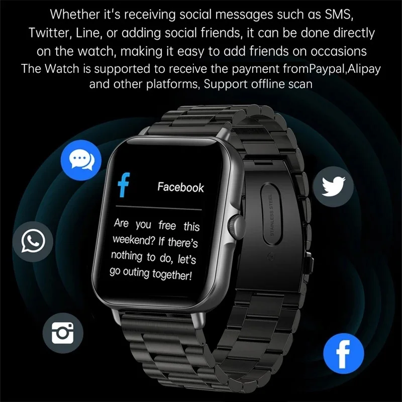 LIGE ο  ȭ Ʈ ġ ios ȵ̵ Ʈ ð  ڵ ƮϽ ƮĿ Smartwatch