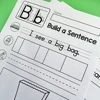 26 Pages Alphabet A-Z Letter Sentence Learning Materials tracing Writing Practice worksheet for Kindergarten Students kid 6