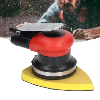 Air Powered Polisher Machine 1/4in Air Powered Sander Polisher 90PSI Triangle Long Vibration Pneumatic Sanding Machine 10000RPM 1