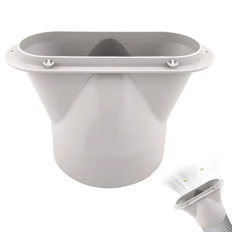 

Air Conditioner Exhaust Hose Adapter Easy To Use Exhaust PipeFlat Mouth Interface Portable Exhaust Hose Tube Connector