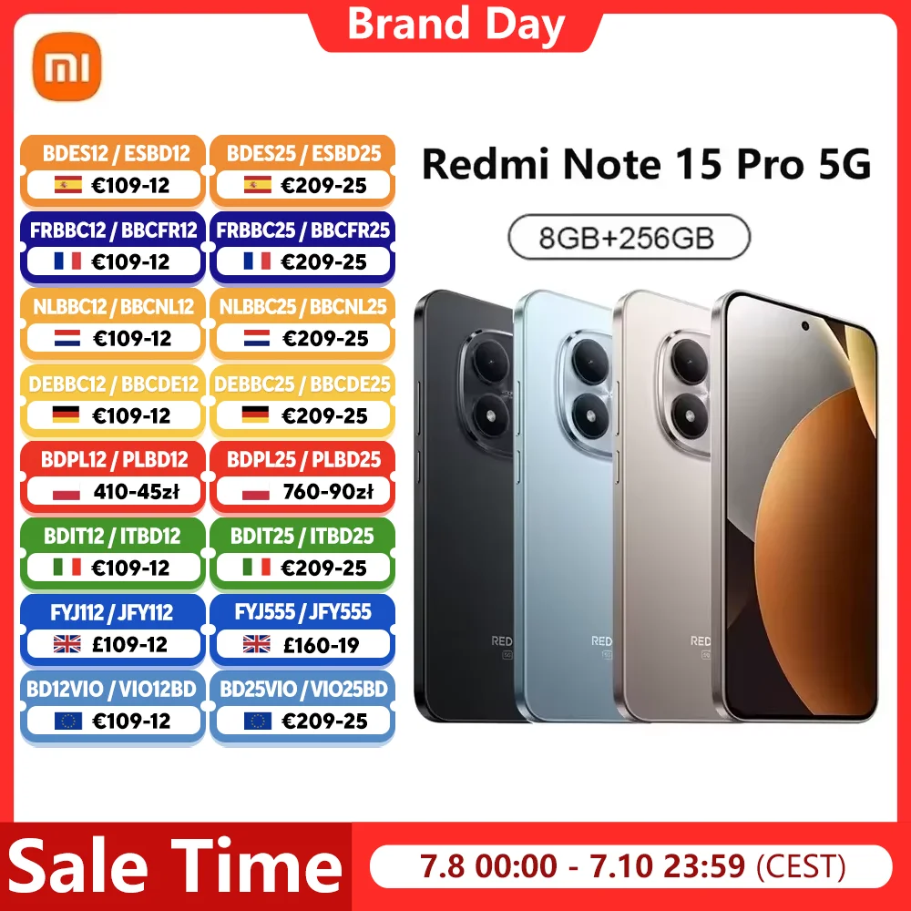 Smartfon Xiaomi Redmi Note 15 Pro 5G z Polski za $257.25 / ~999zł
