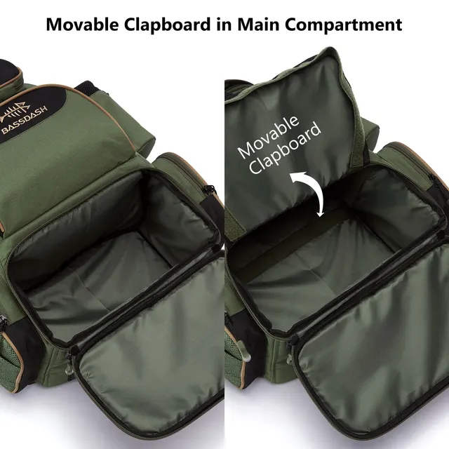 Bassdash Fishing Bag Tackle Backpack Lightweight Tactical Tackle Box Multifunctional 4 Bassdash Fishing Bag Tackle Backpack Lightweight Tactical Tackle Box Multifunctional 4