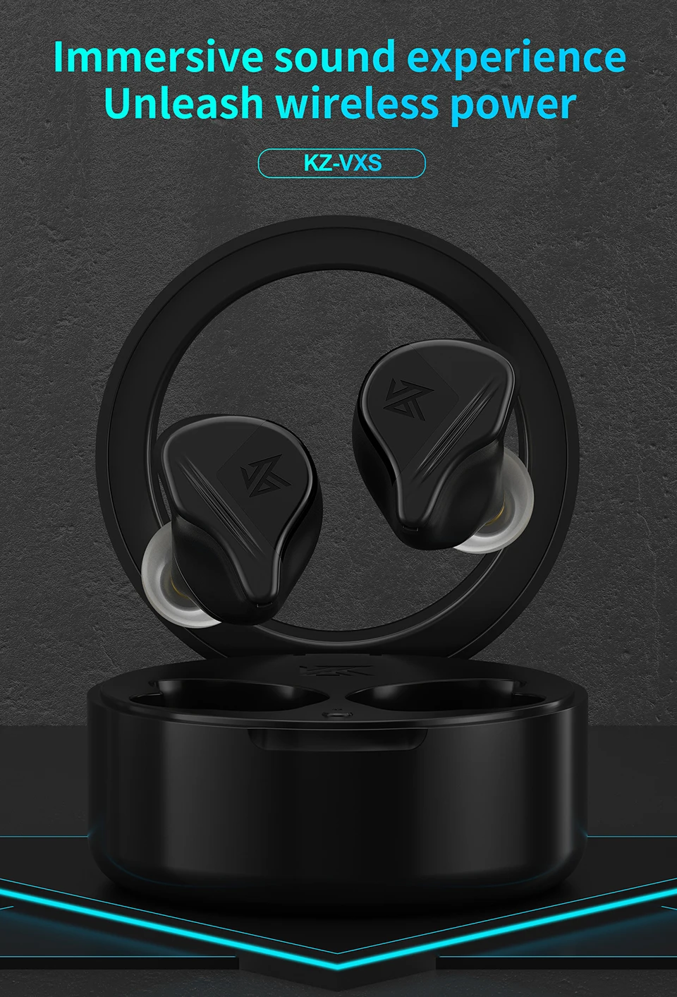 Bluetooth headphones In ear earphone Bluetooth headset Wireless earbuds KZ VXS TWS Bluetooth 5.2 Wireless Earphones Earbud APTX Sport Earbuds Game Headset HiFi Bass Headphone KZ Z3 SA08 SKS Z1 PRO