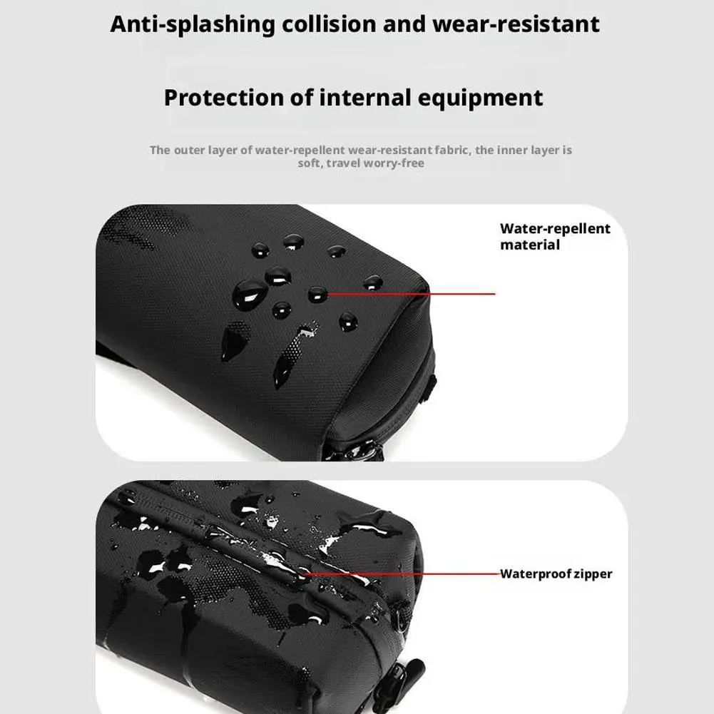 Portable Black Polyester Storage Bag for Sport Camera Accessories