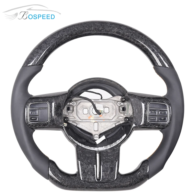 

Real Foged Carbon Steering Wheel for Jeep Compass Cherokee (Grand Cherokee) Wrangler Patriot Carbon Fiber Real Steering Wheel