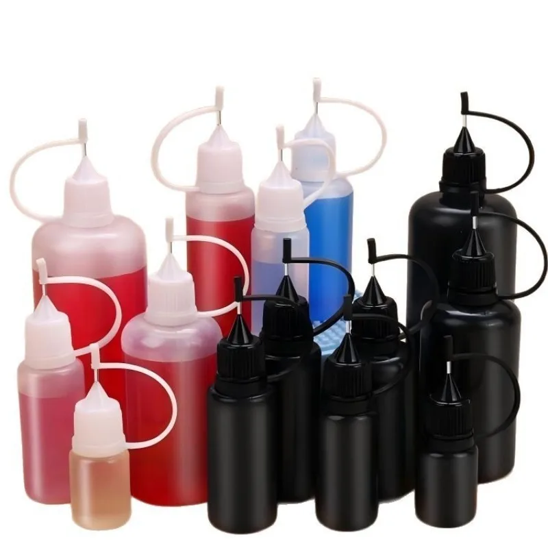 50ML 플라스틱 주사기 병 5/10ML 휴대폰 수리 청소용 알코올 분배 병 WXGJTZ01
