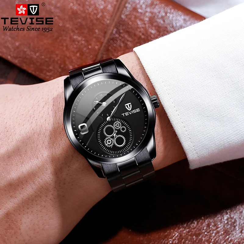Waterproof Tourbillon Automatic Watch Men Luxury Brand Mechanical Mens Watches Cool Male Clock Stainless Steel Reloj Hombre New