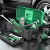 LAOA High-Capacity Double-Layer Toolbox Reinforced Bottom Sturdy Impact Resistant Heat-Resistant And Cold Resistant 2
