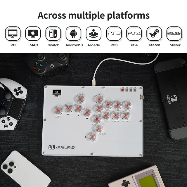 デュエルパッドスティックレスコントローラヒットボックス PS5 格闘 