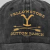 Yellowstone Dutton Ranch Baseball Cap Vintage Washed Dad Hat Distressed Sun Hat Unisex Snapback Hat Visors 5