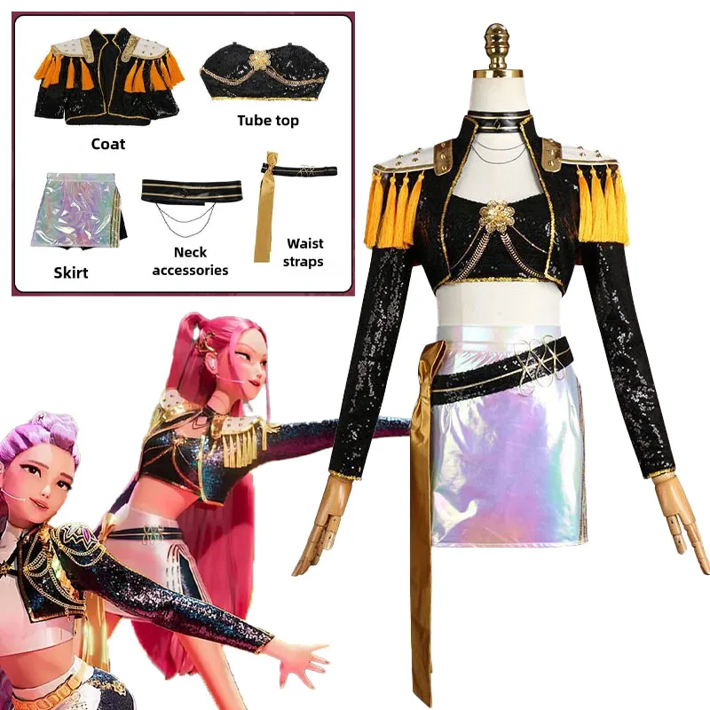 In Stock Kpop Mira Cosplay Costume Mira Cosplay Kpop Hunters Demon