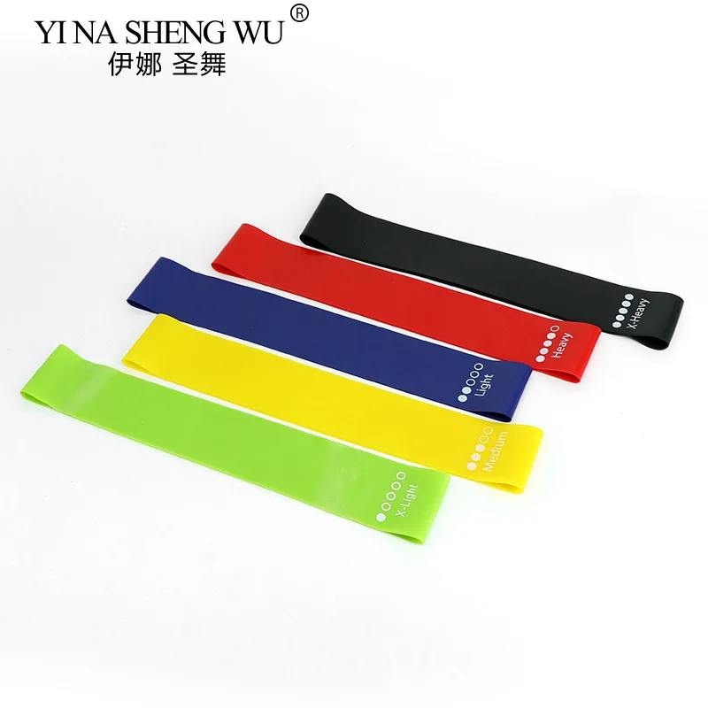 Fascia di resistenza Fascia per esercizi Fasce per esercizi per fitness a casa Stretching Allenamento per la forza Terapia fisica Fascia elastica per allenamento 5