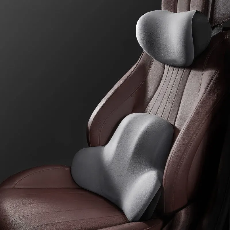Car Neck Pillow Memory Foam Protection Lumbar Backrest Cushion Lumbar Cushion Car Headrest, lumbar back cushion,car neck pillow,car seat cushion,car back cushion,car cushion