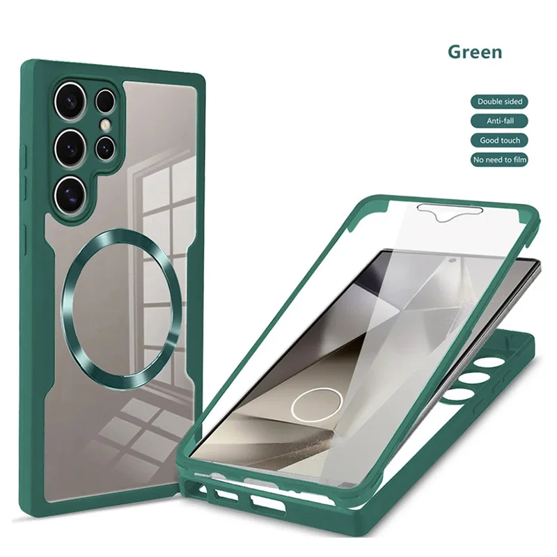 Magsafe 360° Full Body Magnetic Phone Case with Enhanced Protection