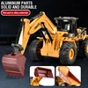 RC Excavator Bulldozer Dumper Car 2.4G 9CH Remote Control Engineering Vehicle Crawler Truck Toys for Boys Kids Christmas Gifts 3