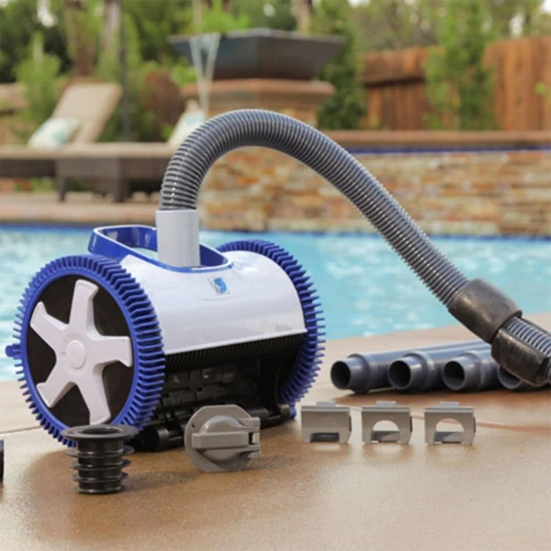 Suction Pool Cleaner for In-Ground Pools Up To 20 X 40Ft/16 x 32 Ft. (Automatic Pool Vacuum) - Adjustable Roller Skirt 5