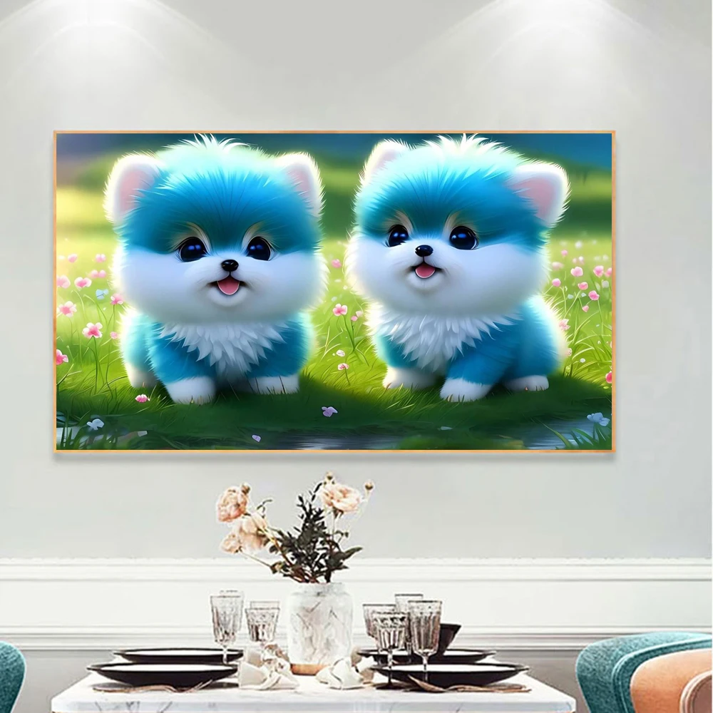 5D DIY Large Diamond Painting, Cross Stitch, Wall Art, Hanging Painting,  Full Round Drill, Embroidery for Home Decor, Cartoon An - AliExpress