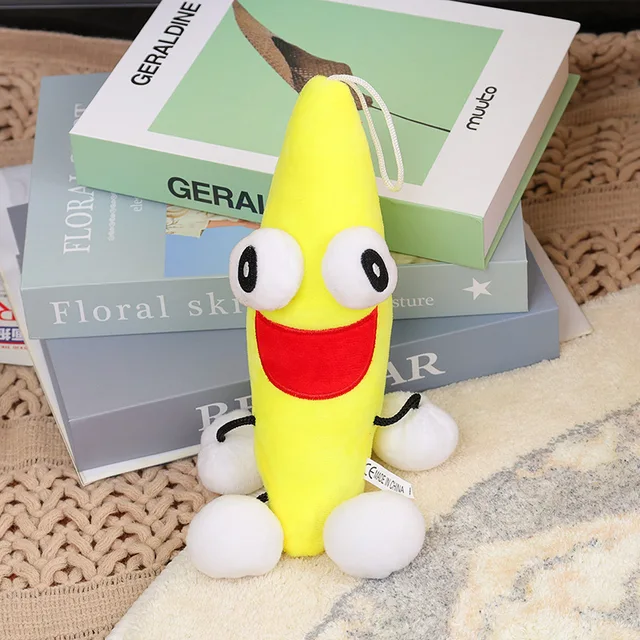 Cute Fruit Doll Apple Cantaloupe Banana Pear Donut Smiley Face Stuffed Soft Stuffed Toy For Girlfriend Or Child Gift