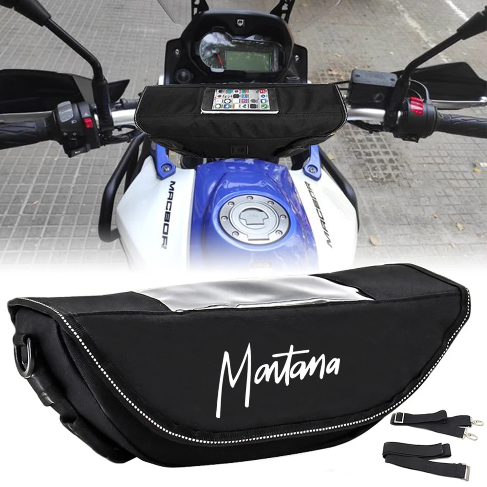 

For Macbor Montana XR5 500 Montana xr5 500 2023 Motorcycle Handlebar Bag Accessories Portable Waterproof Phone Bags