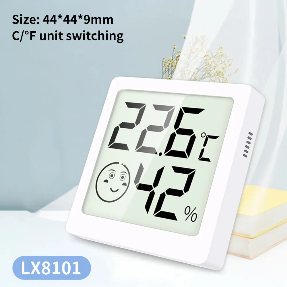 LCD Digital Thermometer Hygrometer Indoor Room Mini Electronic Temperature  Humidity Meter Sensor Gauge Weather Station for Home - AliExpress