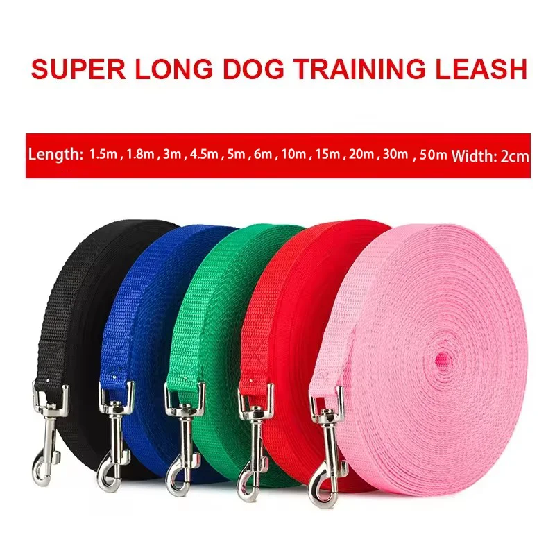 Enhanced Dog Training Lead - Durable Outdoor Traction Rope for Walking, Recall, and Running