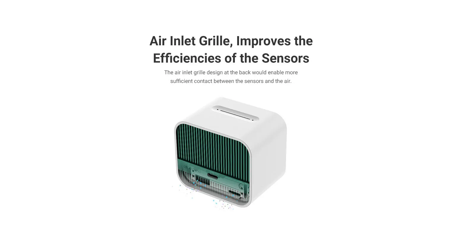 Air Detector Lite CO2 PM2.5 PM10 Temperature Humidity Monitor Touch Screen Work