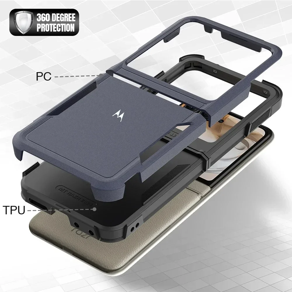 Ultimate Rugged Armor Shockproof Phone Case - Durable PC+TPU Protection Cover