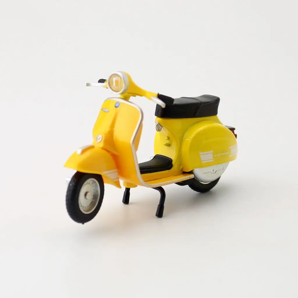 1:18 Vespa 200 модель мотоцикла ралли 1976 литые под давлением игрушки из сплава мотоцикл