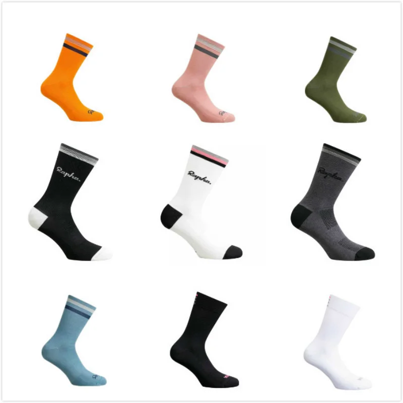 Новые велосипедные носки, профессиональные спортивные носки Rapha для дорожного велосипеда, велосипедные носки для бега на открытом воздухе новые велосипедные носки для мужчин и женщин спортивные носки maap дышащие дорожные велосипедные носки высокого качества спортивные носки