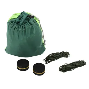 2 Person Double Camping Hammock Chair Bed Outdoor Hanging Swing Sleeping Garden 4